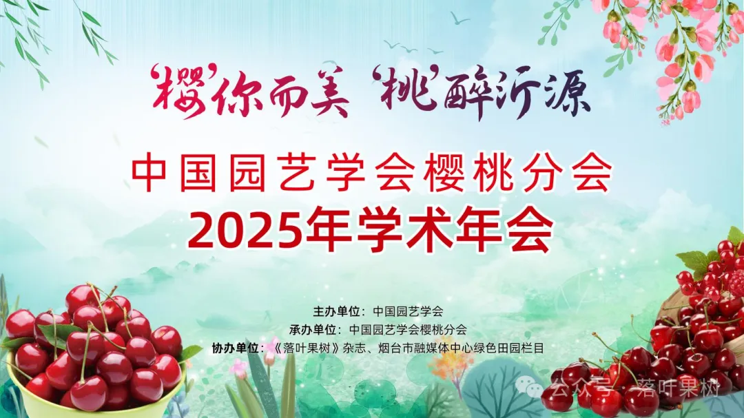 “樱”你而美，“桃”醉沂源——中国园艺学会樱桃分会2025年学术年会成功召开